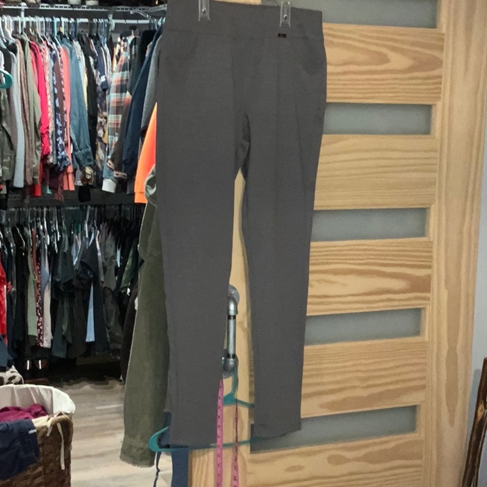 Gray Slim Fit Pants